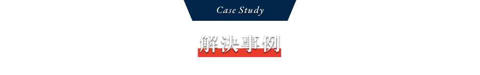 Case Study 解決事例