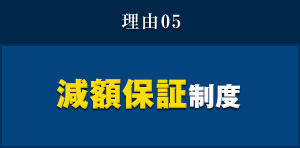 理由05 減額保証制度